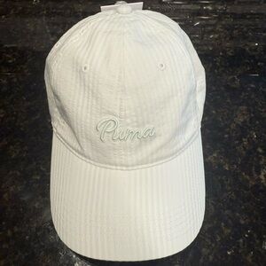 Women’s Puma White/Light Blue Dad Hat